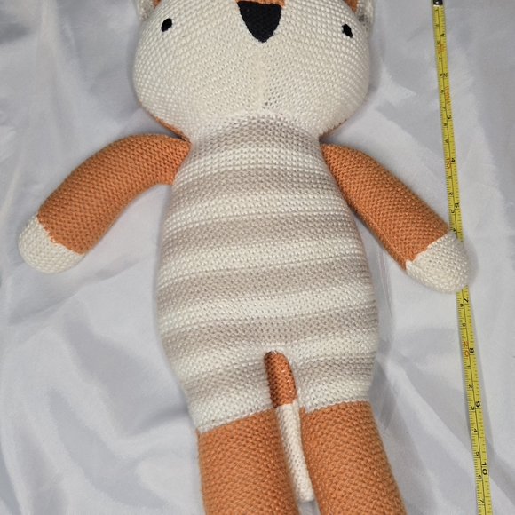 Cuddle Me 12” Knit Fox Plush Macy's Stuffed Animal HTF Doll Lovey Soft EUC - Picture 2 of 3